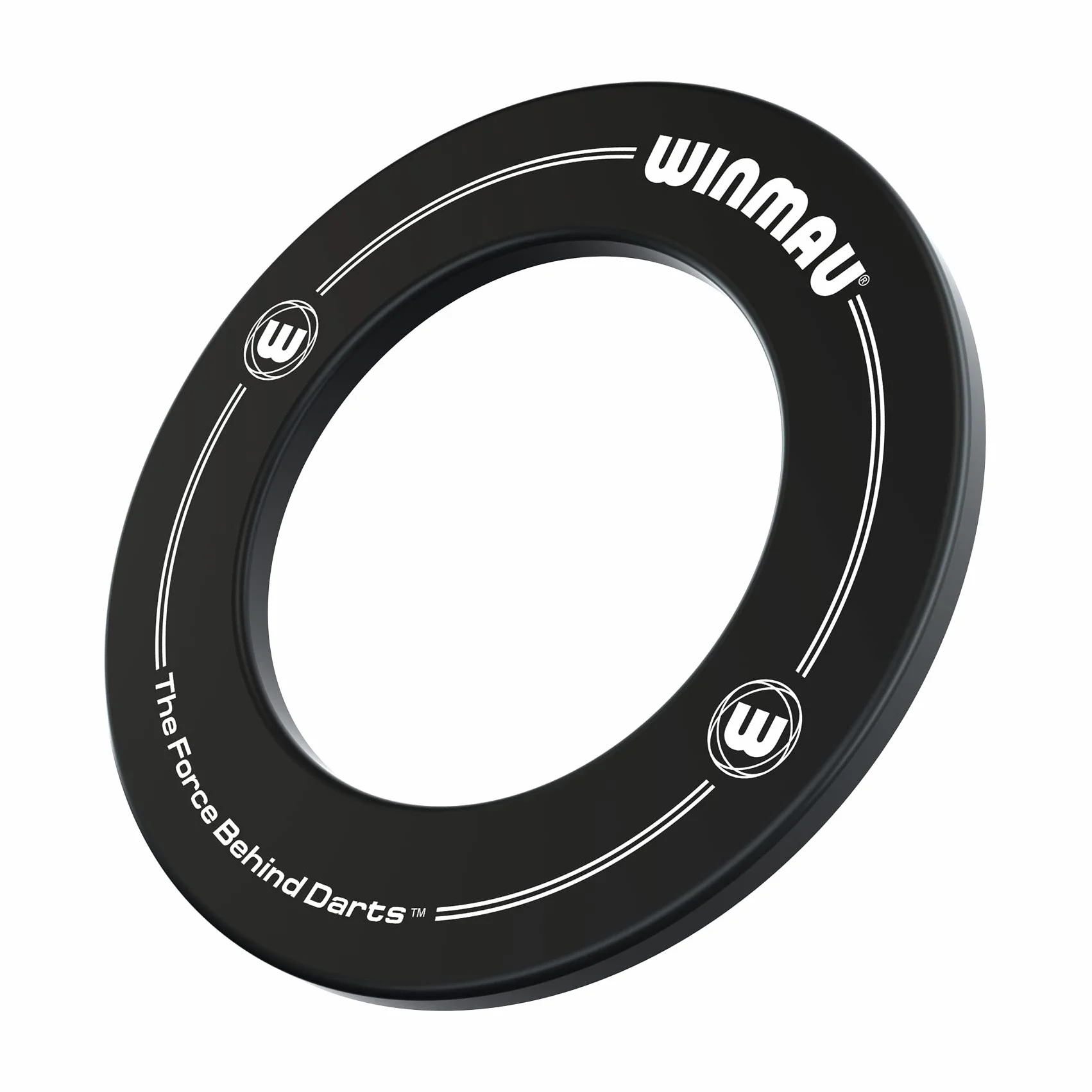 Winmau Cible de fléchettes avec Contour imprimé Noir