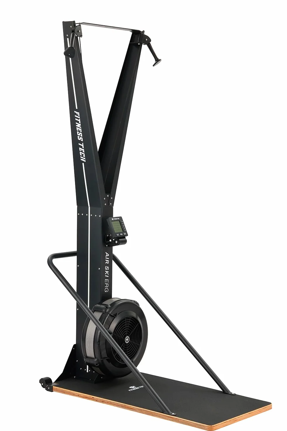 Machine Ski Erg avec Plateforme, entraînement Complet de Musculation et de Cardio, entraînement de Force à Haute Endurance, 130 X 60 X 214 Cm