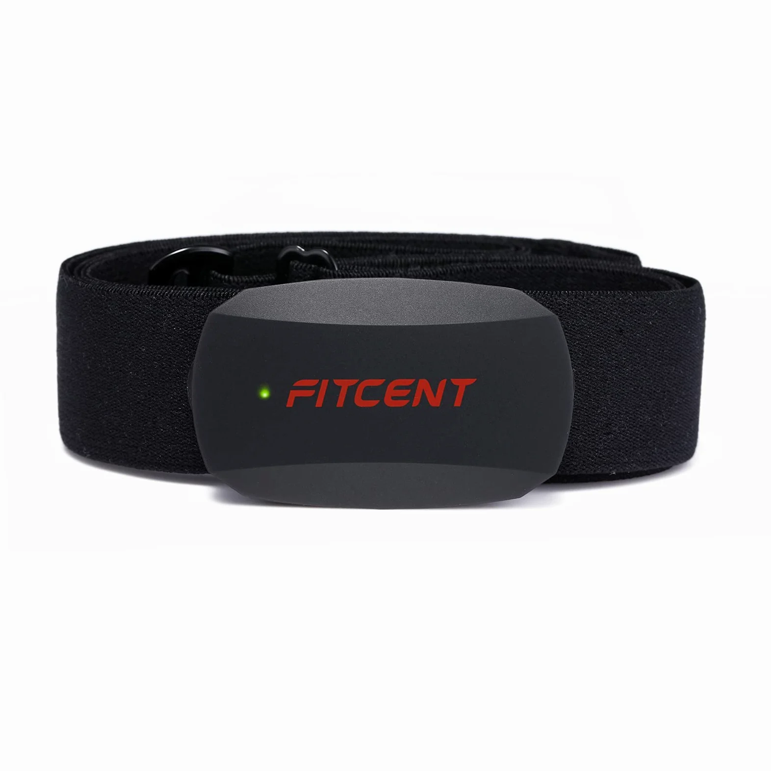 FITCENT Moniteur de Fréquence Cardiaque Bluetooth Ant+, Ceinture Cardiofréquencemètre Waterproof avec Ceinture Pectoral Compatible avec Garmin Wahoo Polar