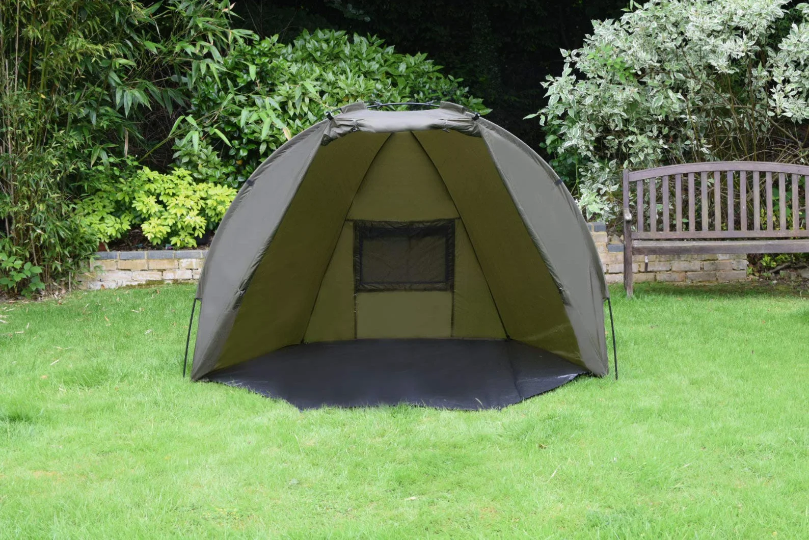 Quest Tente de pêche à la carpe colonne d'eau 5000 mm Bivvy 1-2 personnes