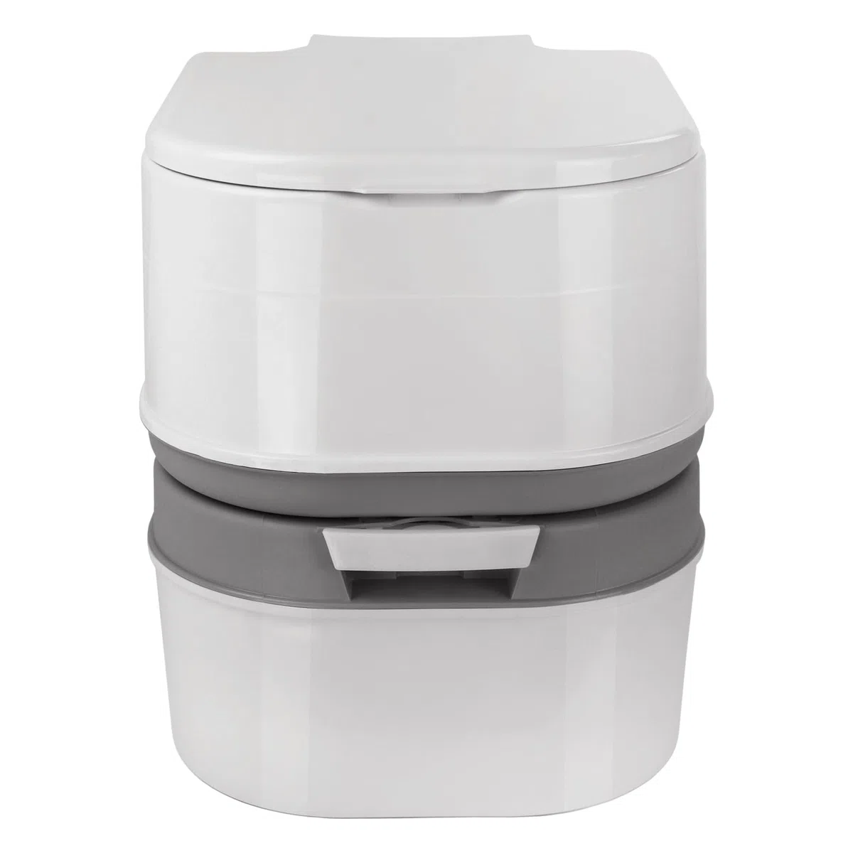 Montafox Mobile Toilettes de Camping, WC Chimiques 24 l avec Pompe à Piston et Compartiment pour Papier Toilette, Hauteur d'assise de 44 cm