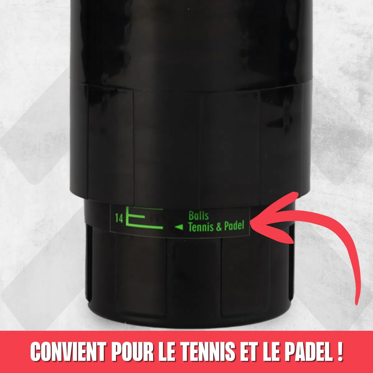 MATCHU - Régulateur de pression pour balles Padel et Tennis - Support de pression - Réparateur de pression - Ball Pressurizer - Pressure Keeper - Pressure Saver - Durée de vie prolongée - 22x8,3x CM