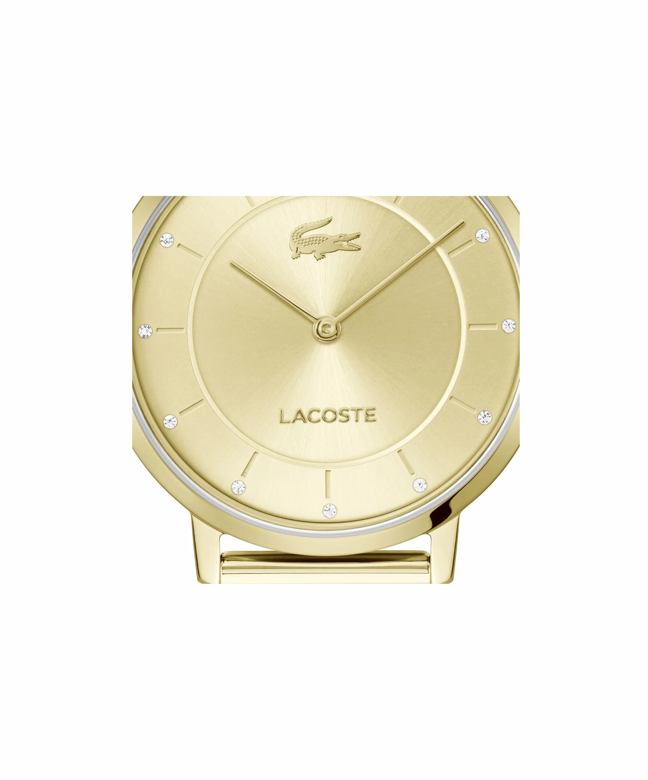 Lacoste Montre Analogique à Quartz Femme Crocorigin Acier Inoxydable Mesh