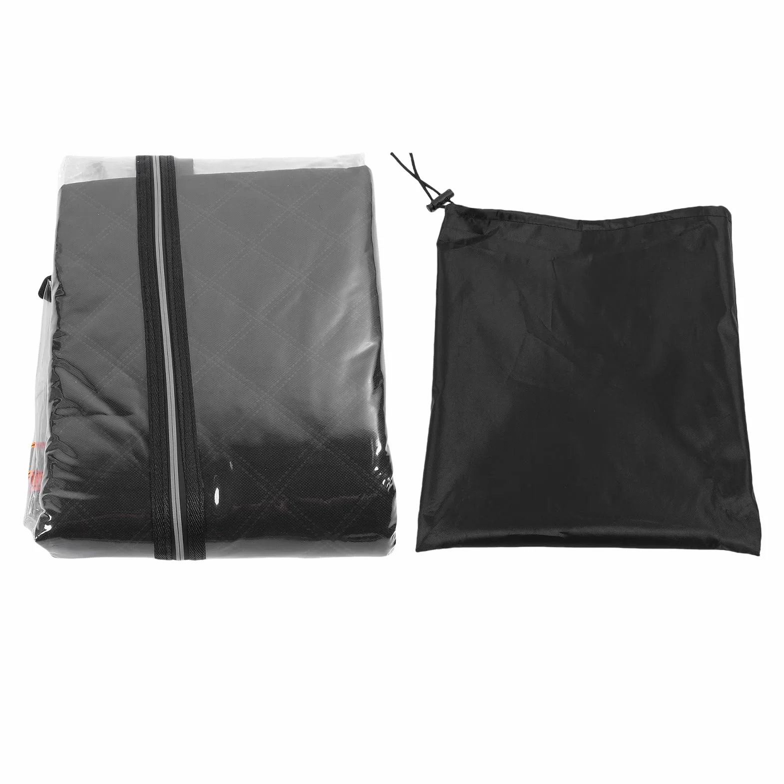 Walfront Housse de Pluie pour Chariot élévateur, Universelle, Transparente, EVA, Protection contre les Intempéries, pour Chariots élévateurs jusqu'à 6 000 Lb, avec Fermeture éclair,