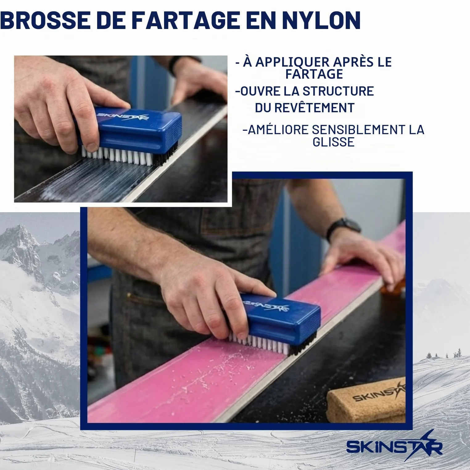 Skinstar Starter Ski Set de cire, fer, brosse à cire