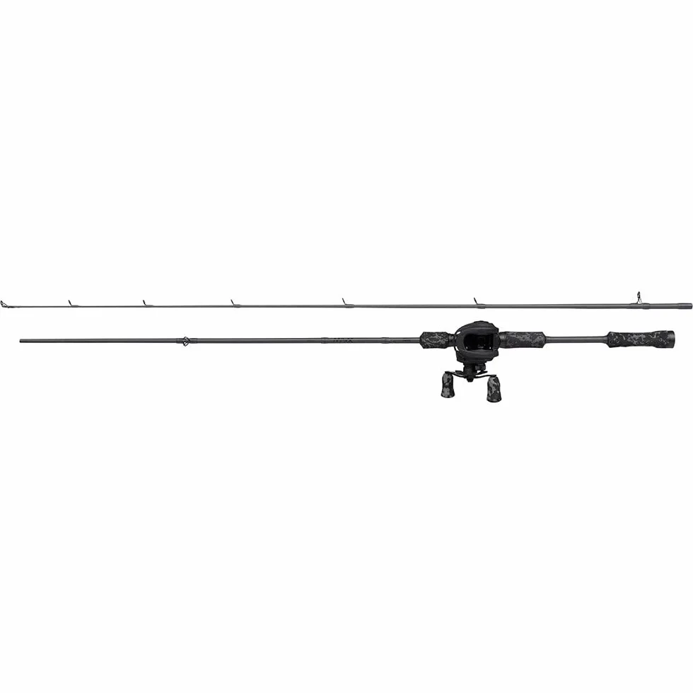 Abu Garcia MAX X Black Ops Canne à pêche au lancer et moulinet 1.98m 10-40g Baitcasting Combo Brochet Perche Sandre Noir