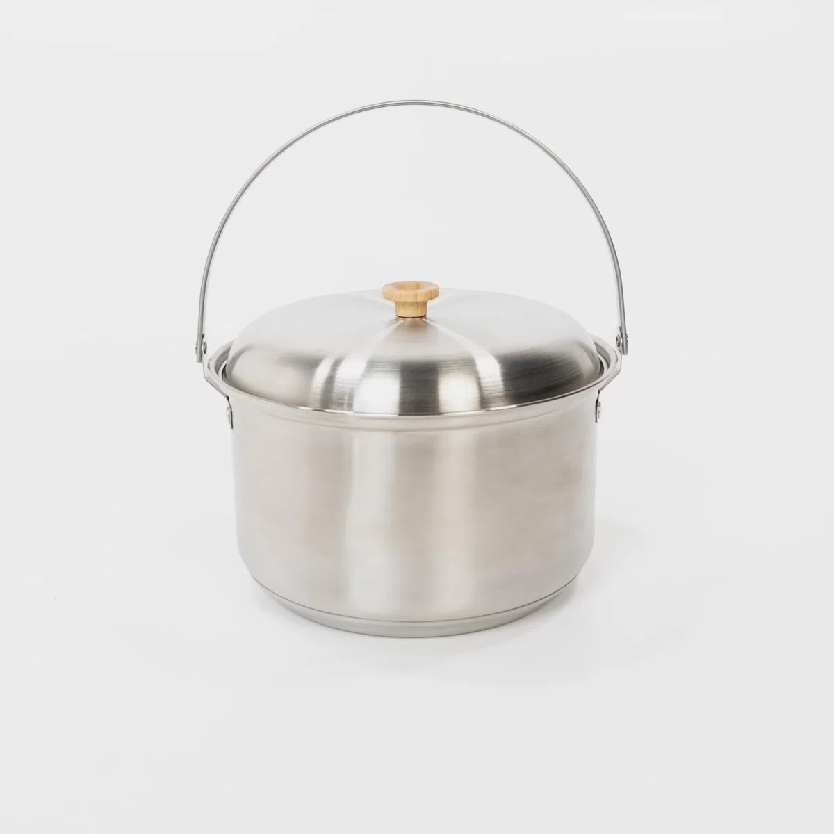 BOXIO - Cookware : poêle de camping et casseroles en acier inoxydable Vaisselle de camping avec poêle, bouilloire et casseroles idéales pour la cuisine de camping, le réchaud à gaz ou le réchaud de