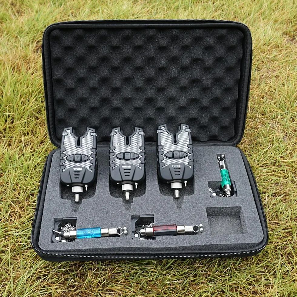 Alarme de pêche à la Carpe et échangistes réglés LED Bleue B14A