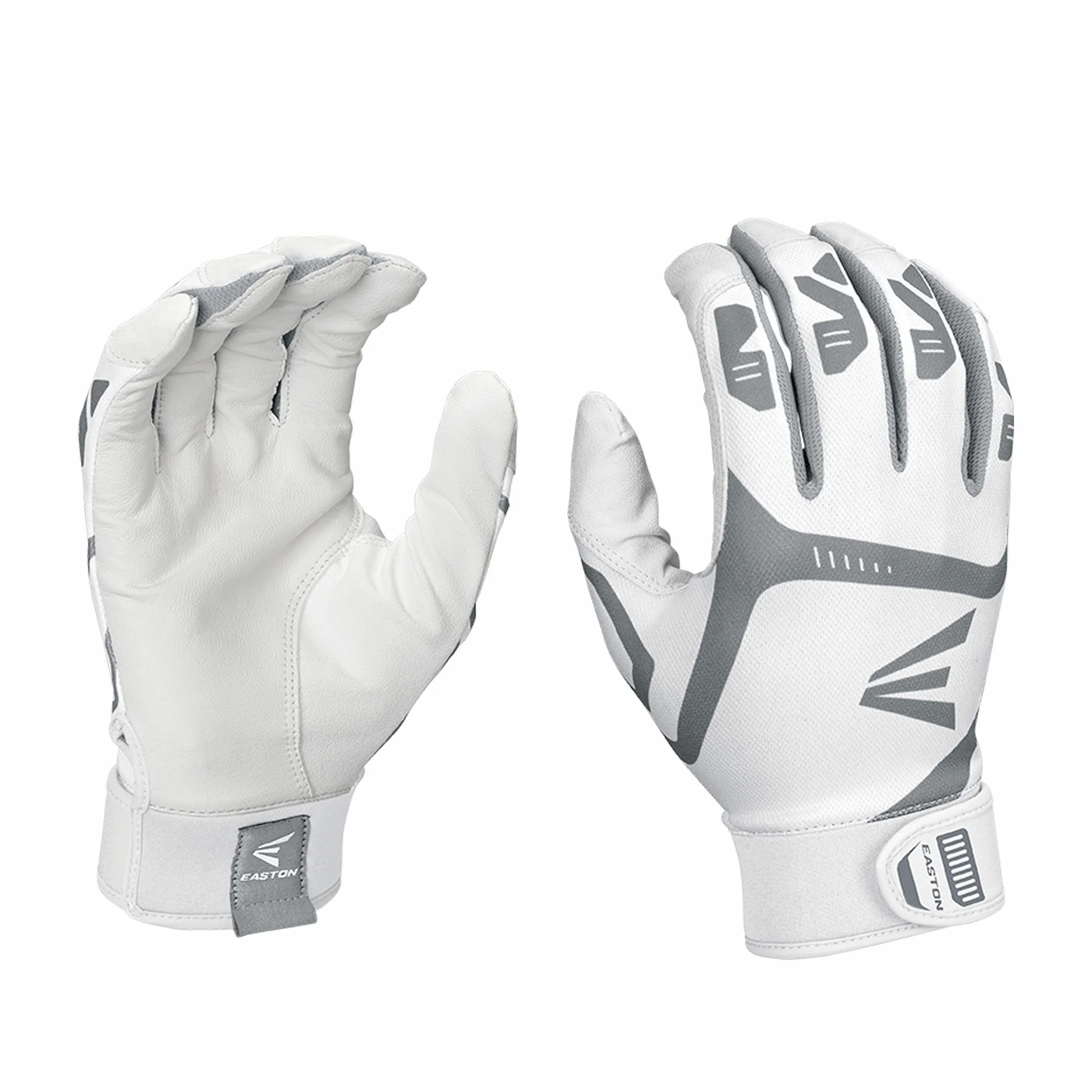 Easton Gametime Paire de Gants de Frappe, pour Adultes et Jeunes, 2021, Baseball, Softball, Paume en Peau de chèvre Lisse, Pouce synthétique Extra Durable, Dos en Maille Extensible dans Les 4 Sens