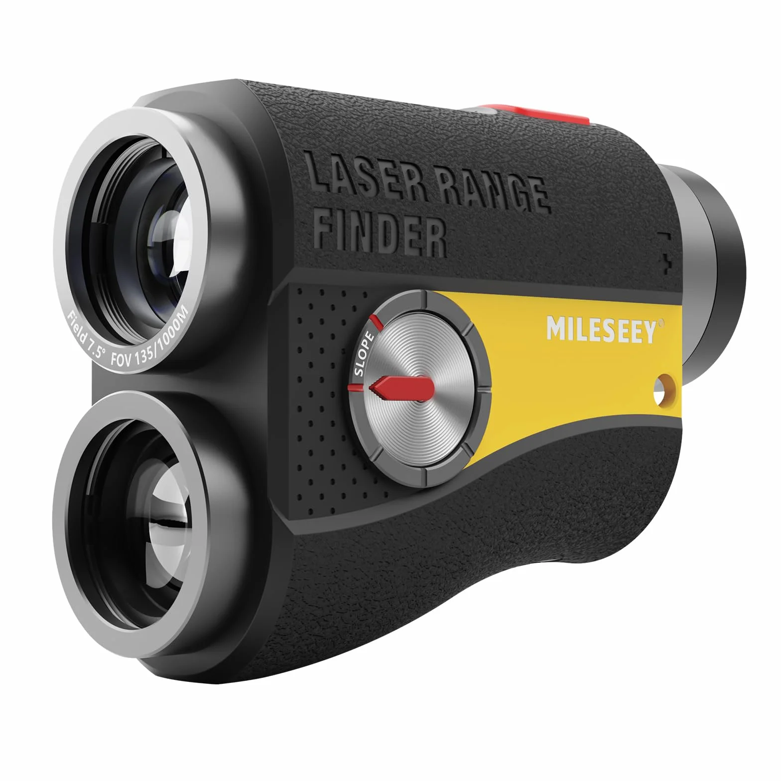 MilESEEY Télémètre de Golf avec Double Optique Rouge et Noire, télémètre Laser avec commutateur de Pente, portée de 1.000 Yards, Verrouillage du Drapeau avec Vibration à Impulsion télémètre Golf
