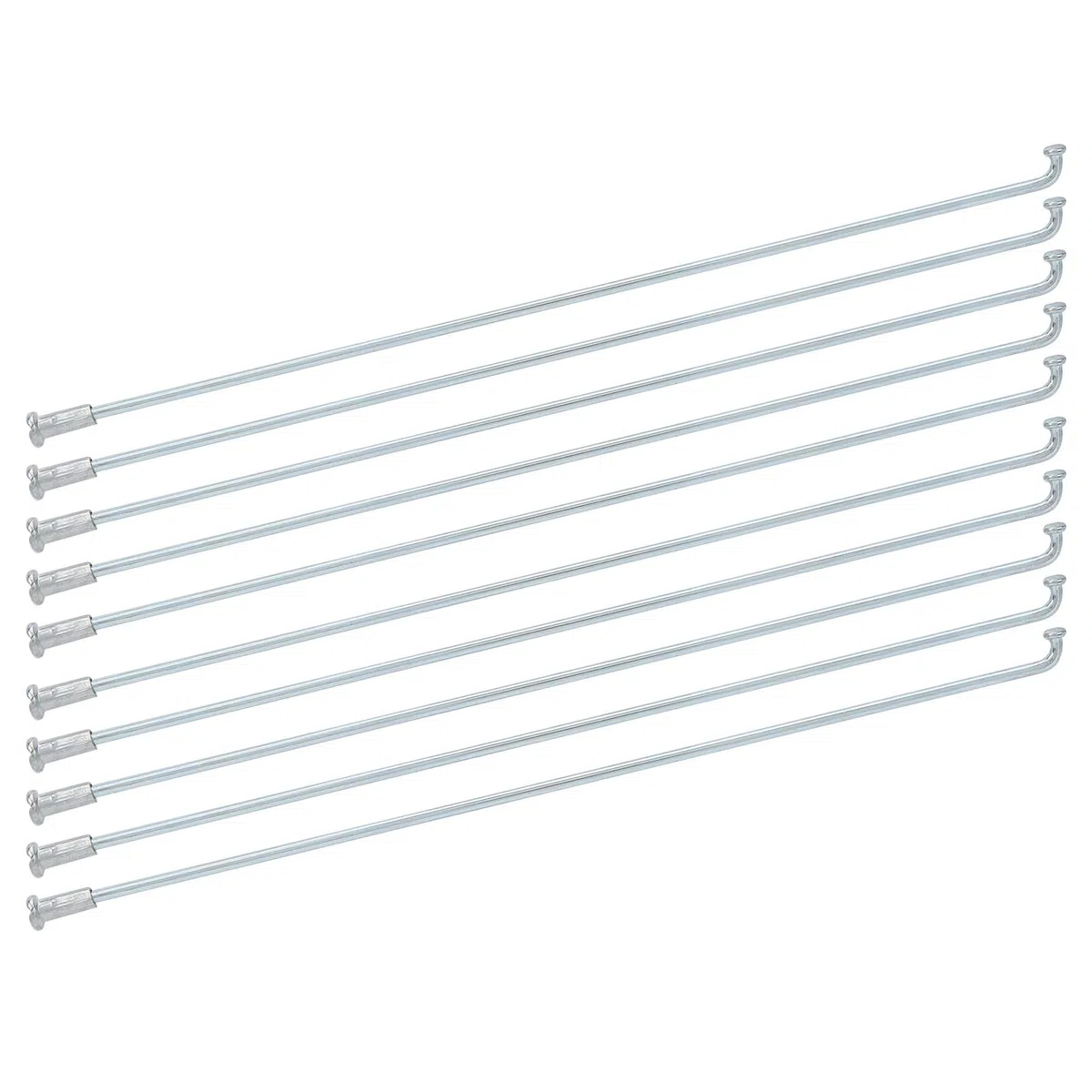 Lot de 10 rayons de vélo - En acier inoxydable - 13 G - 2,2 mm