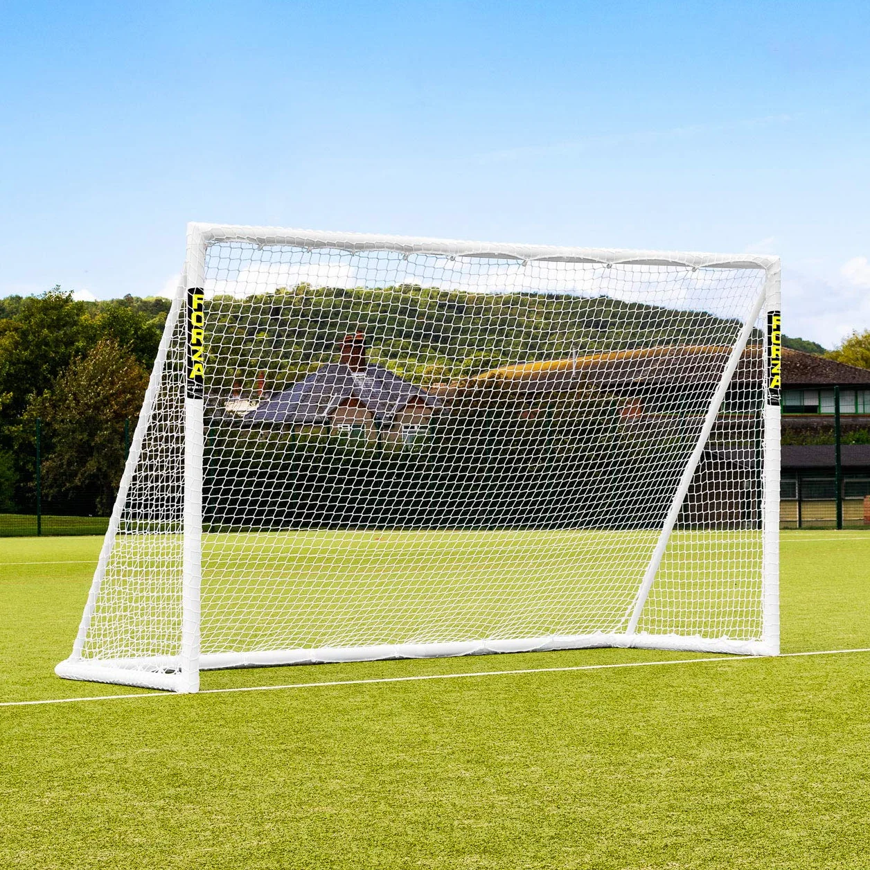 FORZA But de Hockey sur Gazon – Poteaux 3m x 1,8m en PVC Imperméable