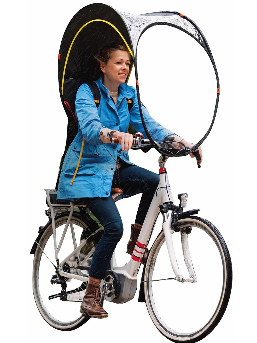 Bub-up La Protection Pluie vélo Qui remplace Le vêtement de Pluie (imperméable, Veste, Cape, Parka, Poncho…)