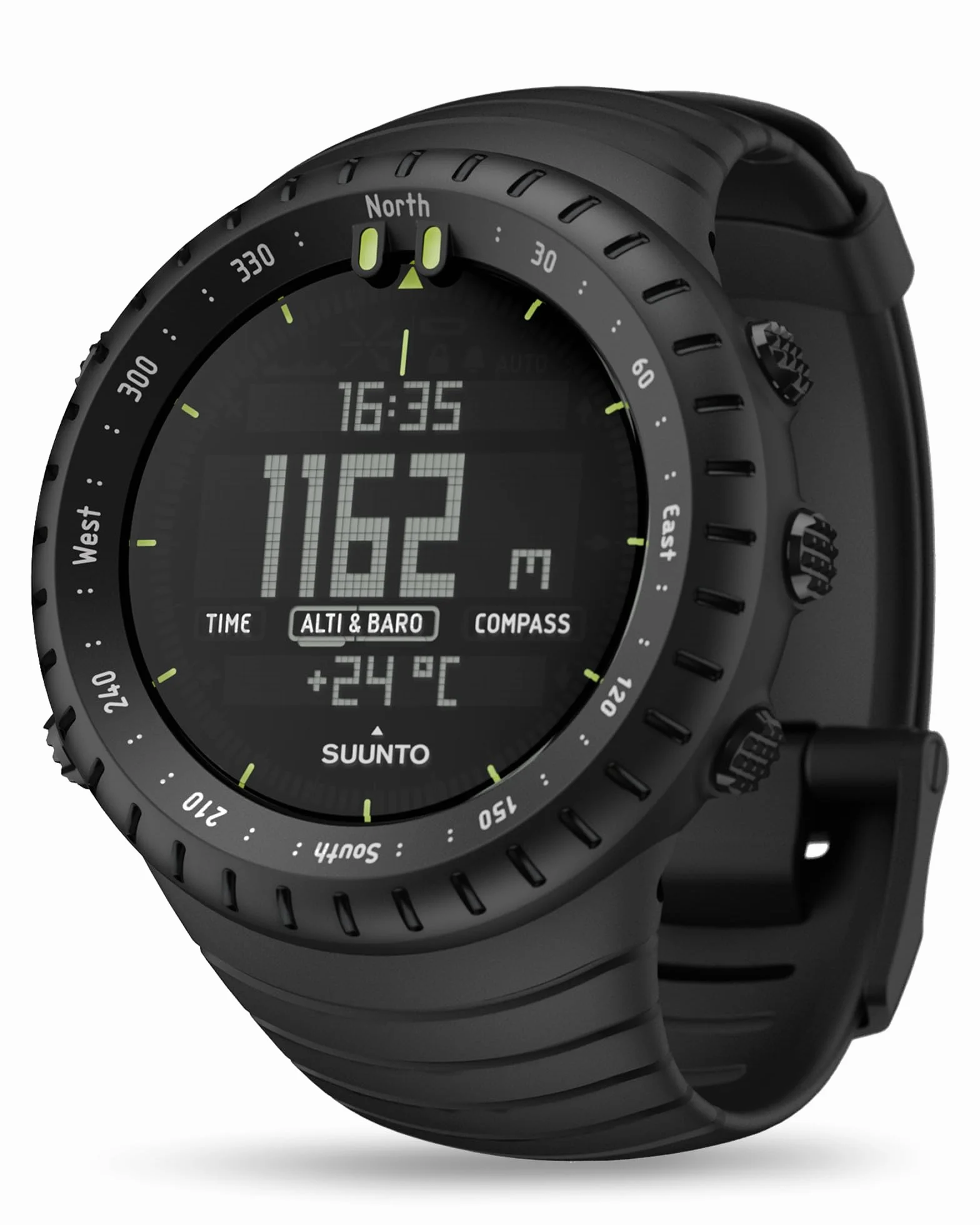 Suunto Core Montre de Sport Outdoor avec Altimètre, Baromètre et Boussole, Smartwatch Extérieur Traditionnelle Intelligent Étanche pour Les Aventures en Plein Air