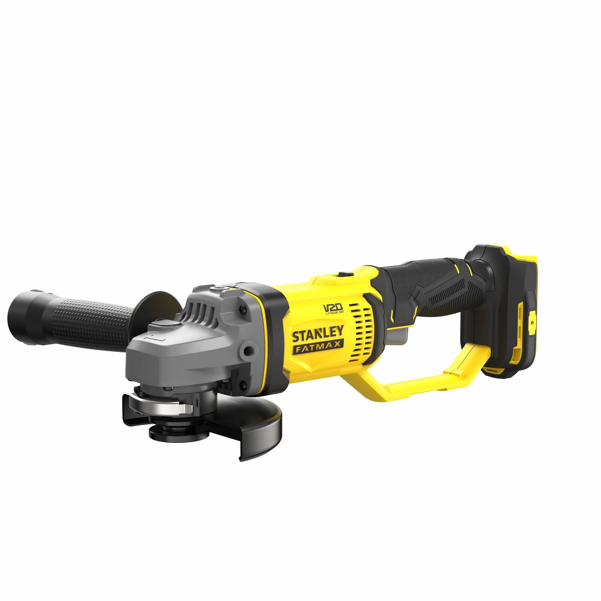 Stanley Meuleuse sans fil d'angle, 18V, Gamme FATMAX V20, 125mm, Vitesse 8500 trs/mn, Sans Batterie Ni Chargeur, SFMCG400B-XJ Noir; Jaune