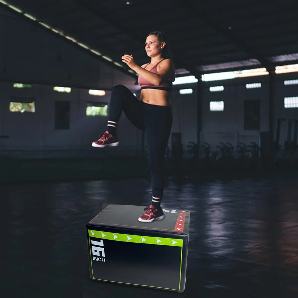 Boîte De Saut Pliométrique - Boîte De Saut Pour L'Entraînement | Step Up Box Pour L'exercice | Plyo Box | Boîte De Saut | Outil D'entraînement Pour Sauts Avec Choc Non Slip, Équipement Pour Le Fitnes