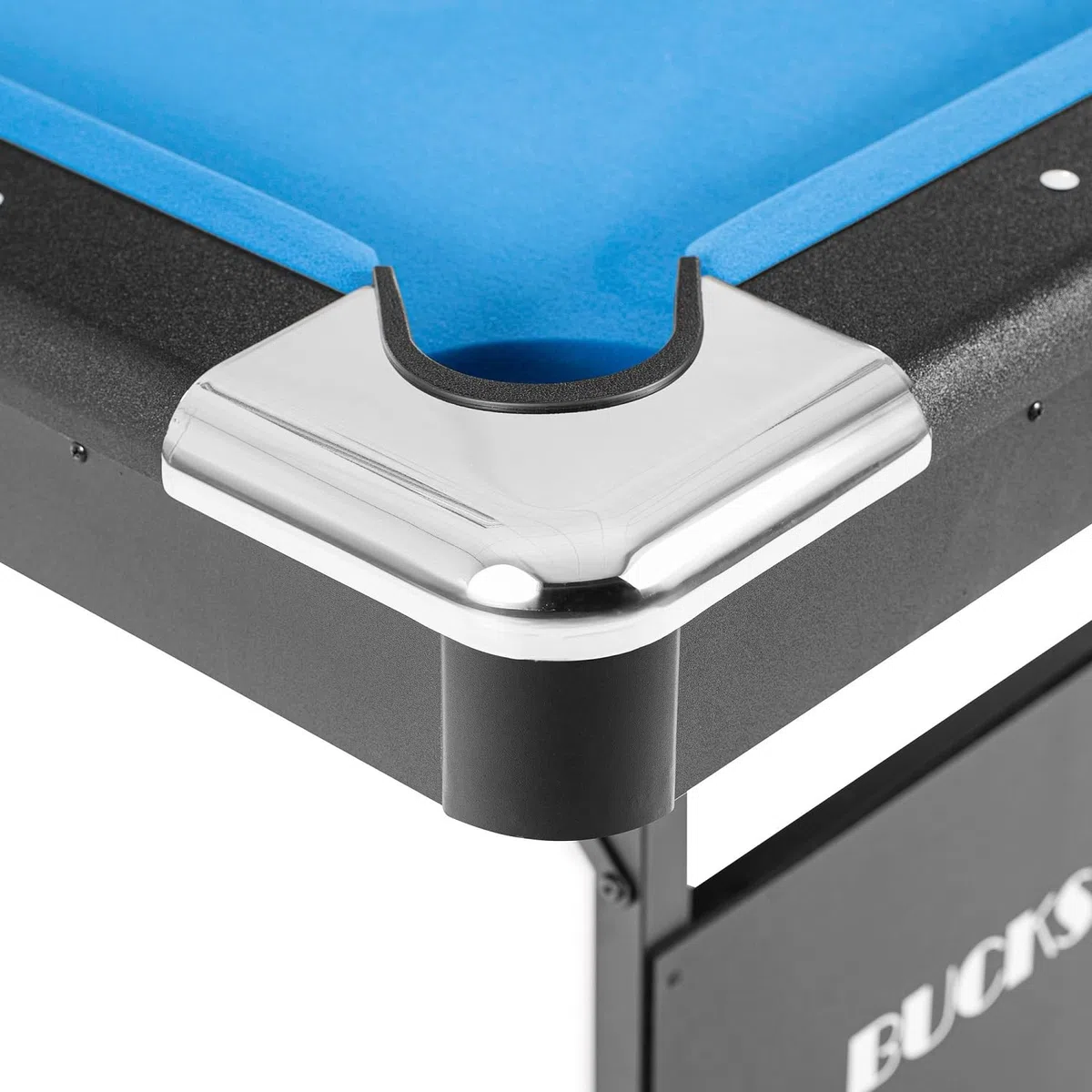 Table de Billard - 6ft (193x109x81cm) - Buckshot Atlanta - Pliable - avec Accessoires - Vec Pieds pliants en métal - Bleu
