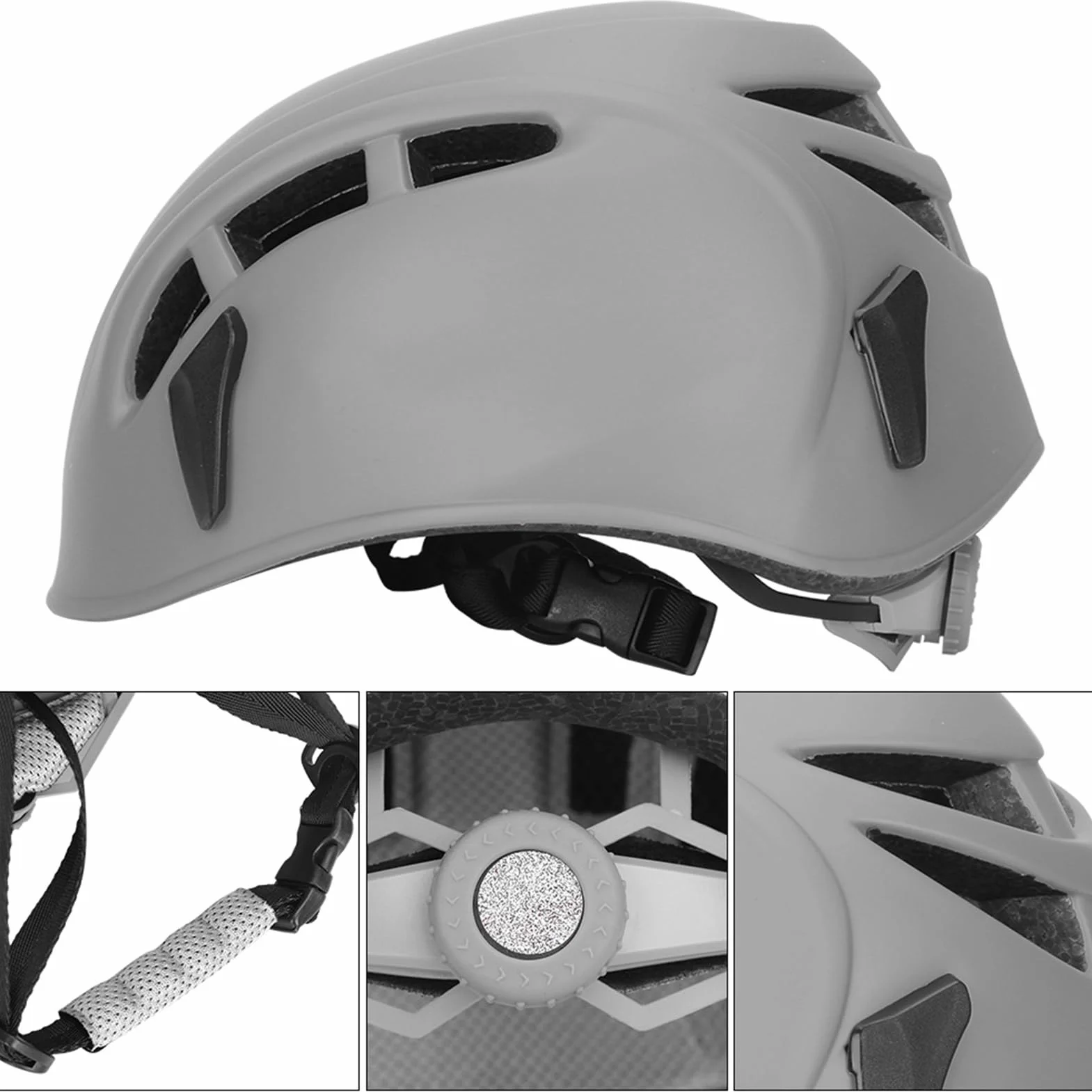 RiToEasysports Casque de sécurité, Casque de Protection de la tête de Sport de Plein air pour l'alpinisme, Le Patinage à roulettes, la spéléologie, Le Saut à l'élastique, Le Cyclisme