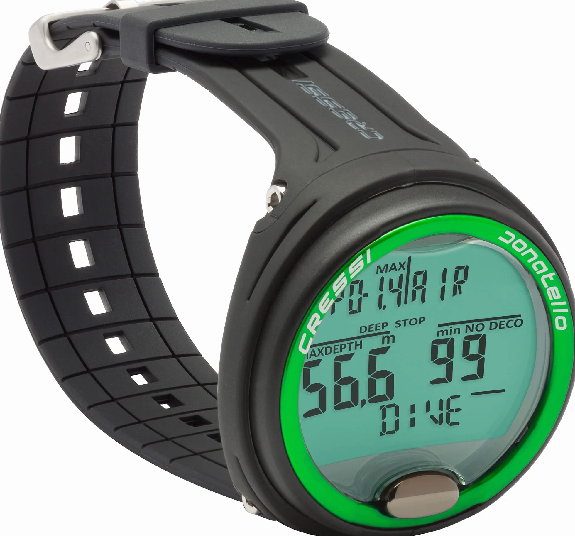Cressi Donatello noir/vert citron