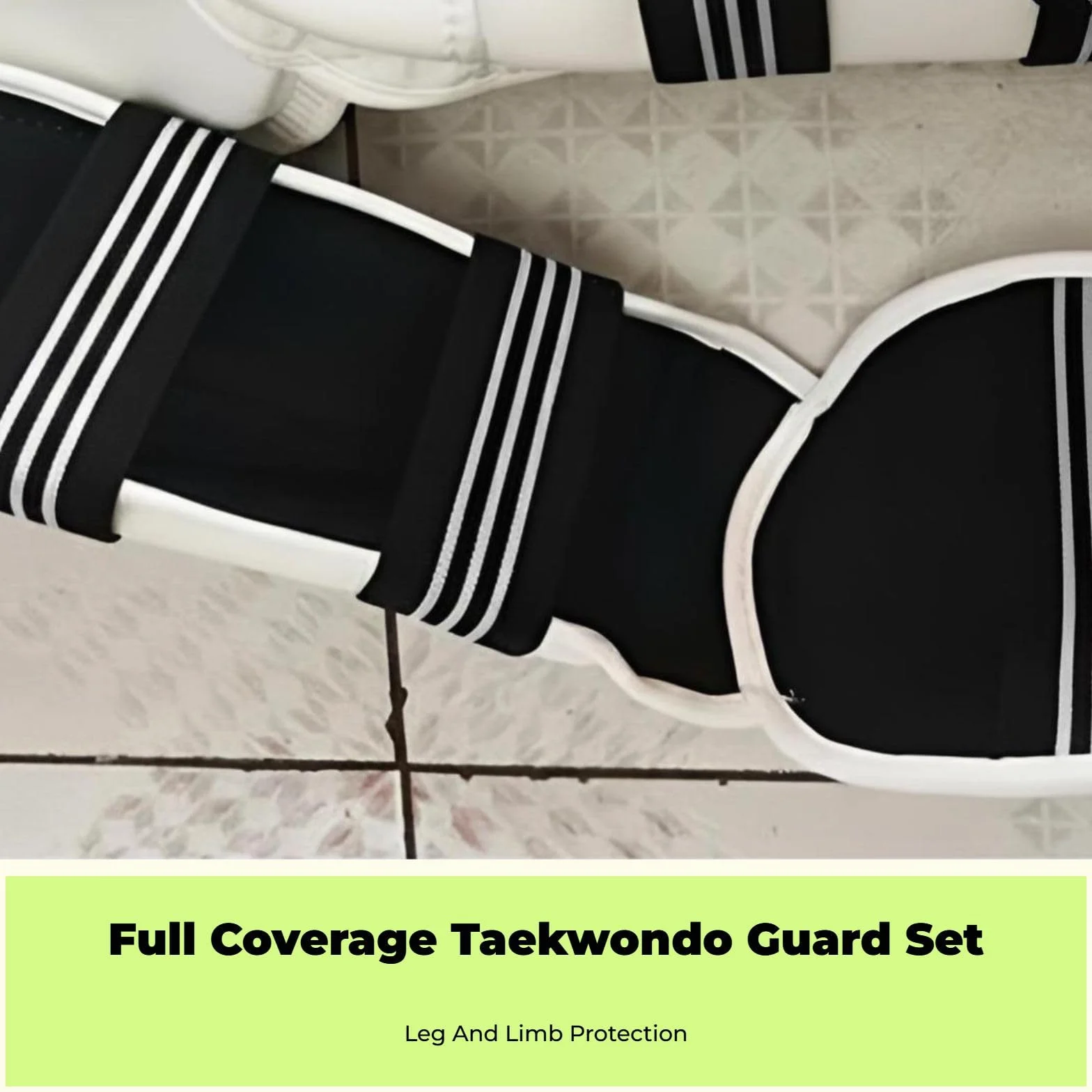 Taekwondo Guard Équipement de Protection Épaissi Rembourré Garde Protection pour MMA Arts Martiaux Muay Thai Unisexe Adultes Enfants Hommes Femmes, Protège-Jambes et Bras S