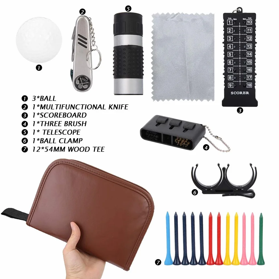 Golf Set Organisateur, Golfeurs Multifonctionnel Ensemble D'Outils De Golf Accessoires