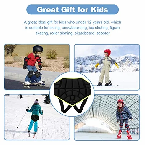 Short Protection Hanches Fesses Coccyx Enfant 3D Équipement Sécurité Ski Skate