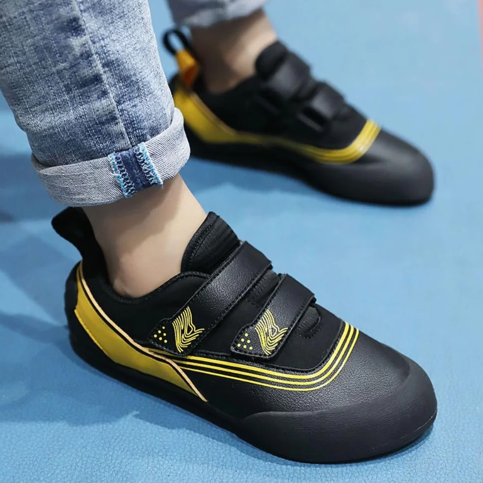 Chaussures d'escalade pour homme et femme - Légères et antidérapantes - Pour intérieur et extérieur - Pour débutants, grimpeurs professionnels - Chaussures d'escalade d'intérieur pour enfants