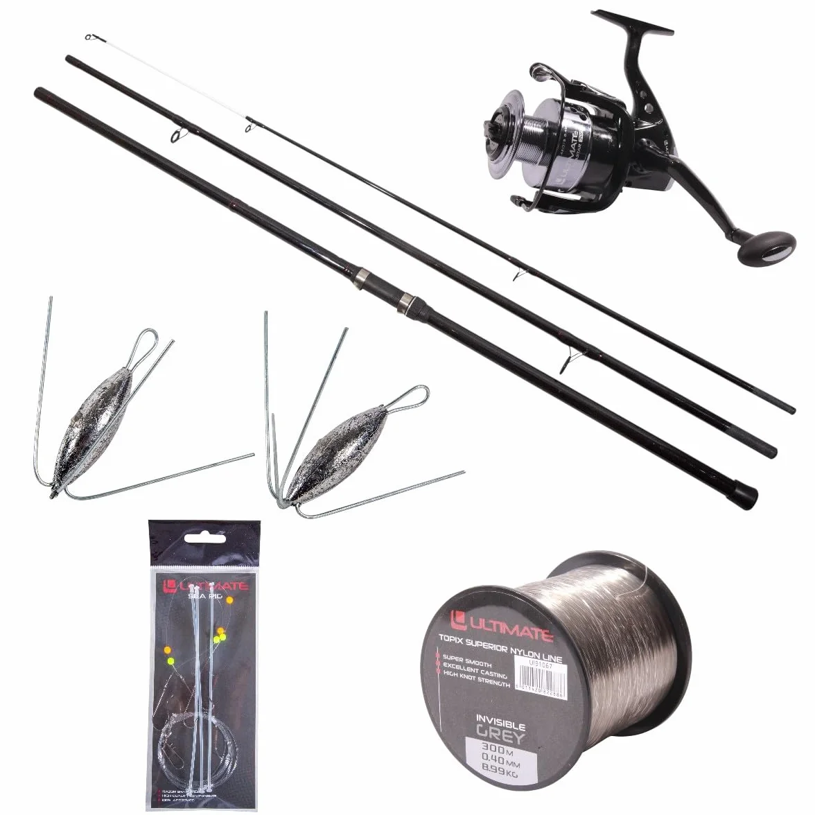 Ensemble Surfcasting Ultimate Beach Stalker 4.20m (100-250g) - Ensemble Mer