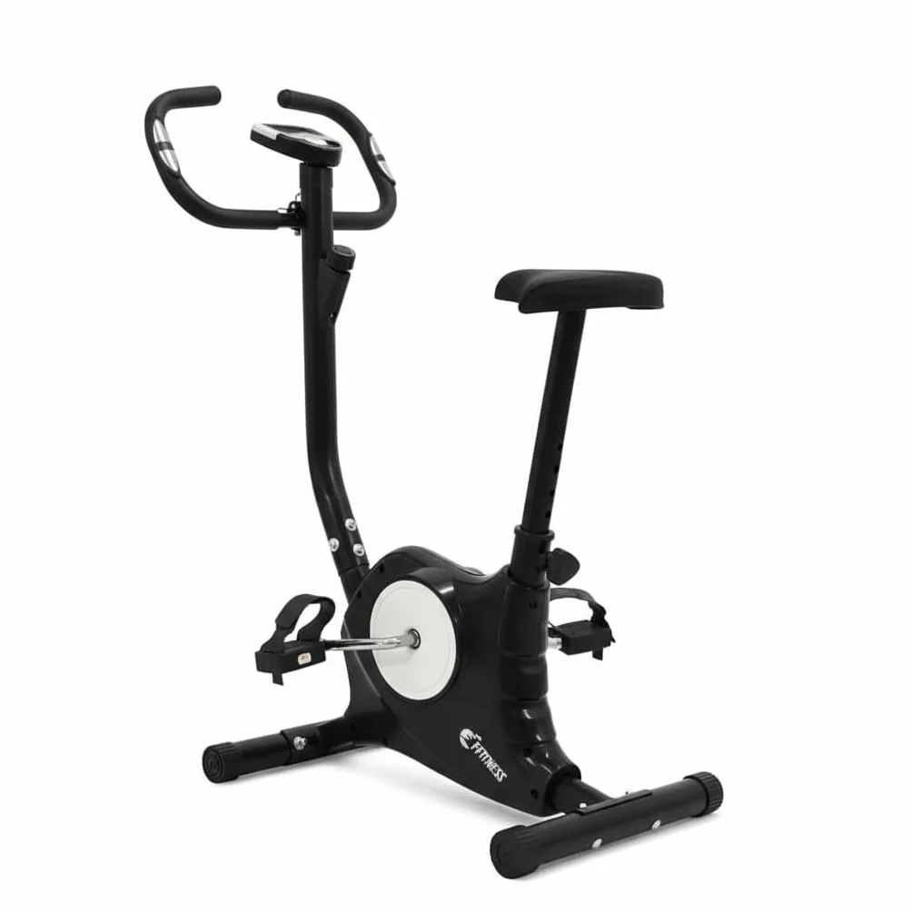 Vélo d'appartement Bike pour Mincir et Raffermir les Fesses et les Jambes, Résistance Réglable, Capteurs Cardio, Écran LCD, Selle Réglable, Entraînement Fitness
