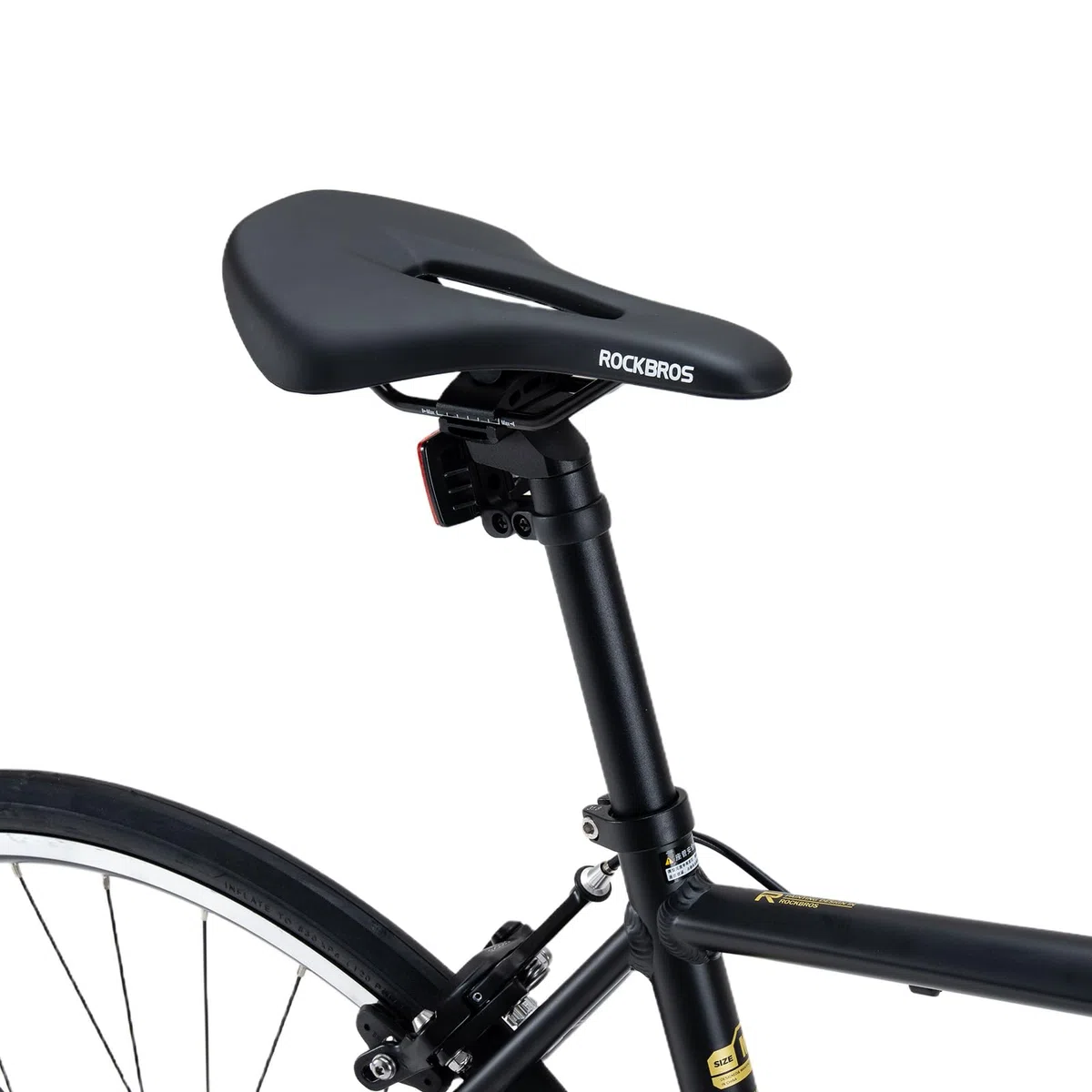 ROCKBROS AERIX Vélo de Route 700C Aluminium 16 Vitesses, Léger 11,36 kg, Guidon Droit, Vélo Fitness Débutant Loisirs Entraînement pour Hommes Femmes, Tailles XS/S/M/L/XL