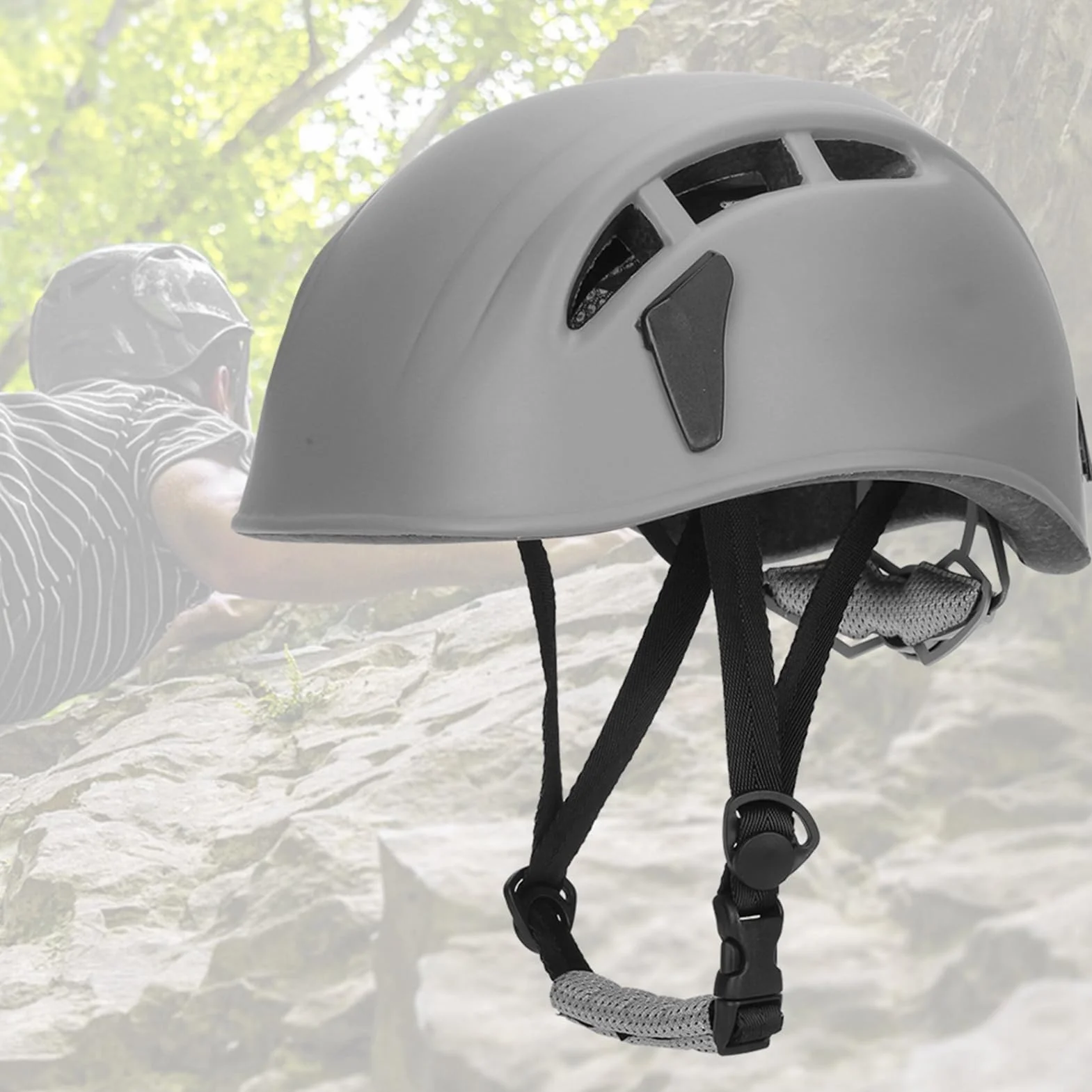 RiToEasysports Casque de sécurité, Casque de Protection de la tête de Sport de Plein air pour l'alpinisme, Le Patinage à roulettes, la spéléologie, Le Saut à l'élastique, Le Cyclisme