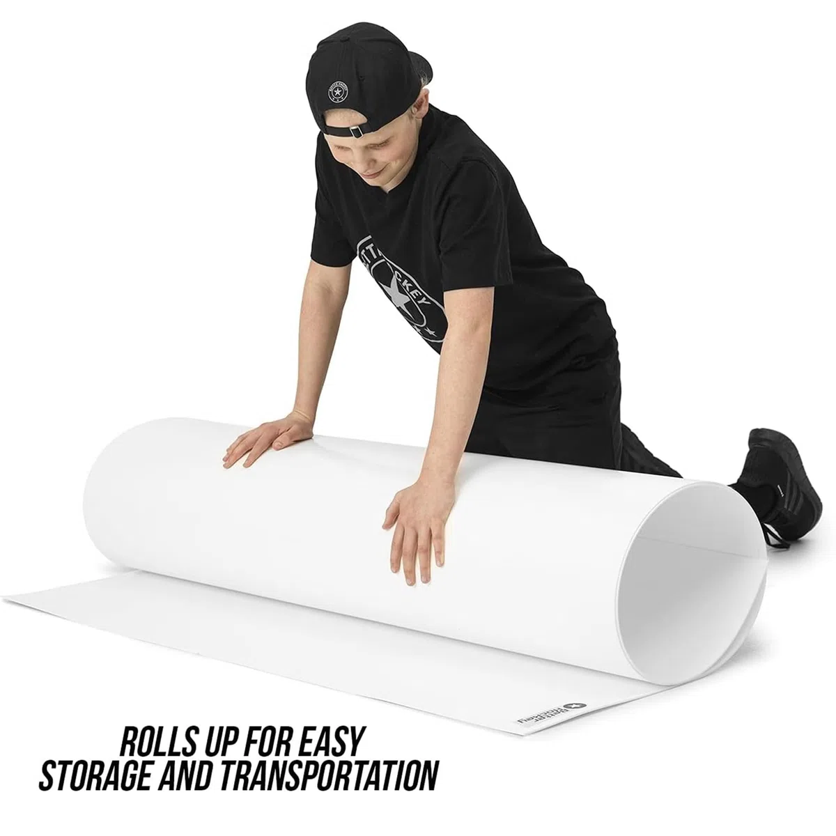 Better Hockey Extreme Roll-Up Shooting Pad XL - Taille 305 x 138 cm - Énorme Tapis de tir de Hockey - Glisse Incroyable