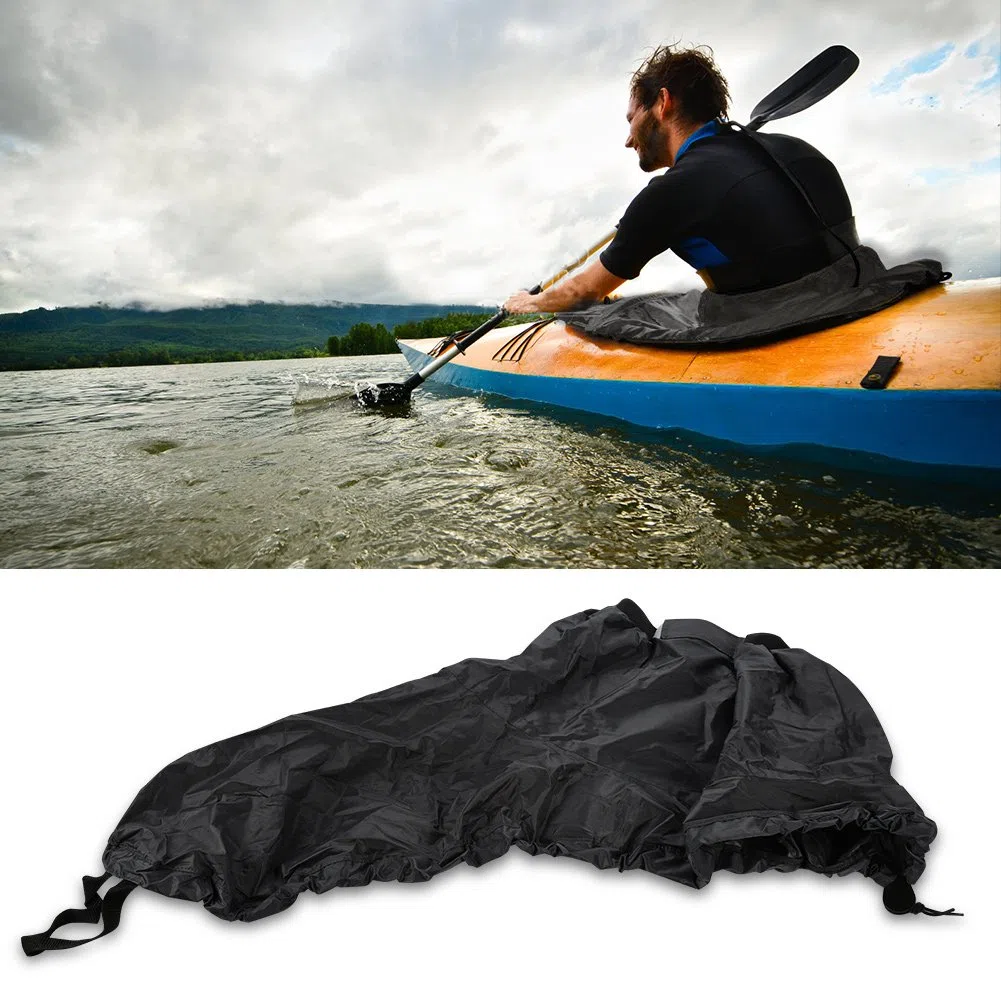 Jupe de pulvérisation de Kayak, Réglable en Nylon pour Étanchéité Optimale, Accessoire de Sports Nautiques, pour Kayakistes et Navigation de Plaisance en Eaux Agitées ou Calmes