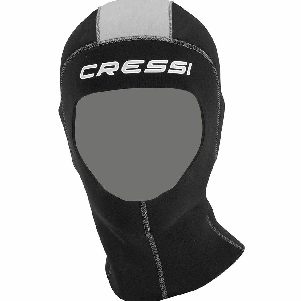 Cressi Hood Plus Man - Cagoule de Plongée pour les Hommes en Premium Néoprène de 5mm