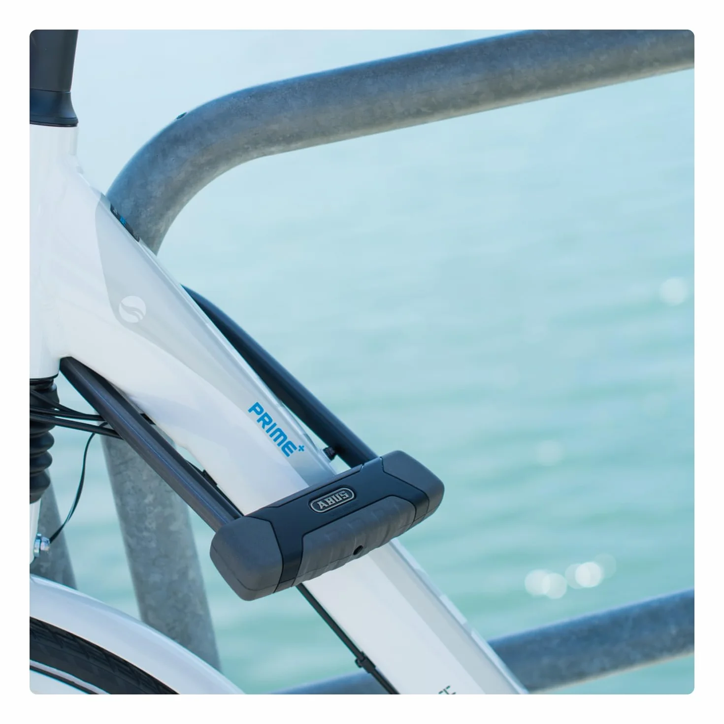 ABUS Antivol U Granit XPlus 540 + Fixation Eazy KF, Hauteur Arceau 300 mm | Antivol vélo, Niveau sécurité 15, Arceau parabolique carré 13 mm, 300 mm, Cylindre XPlus, E-Bikes