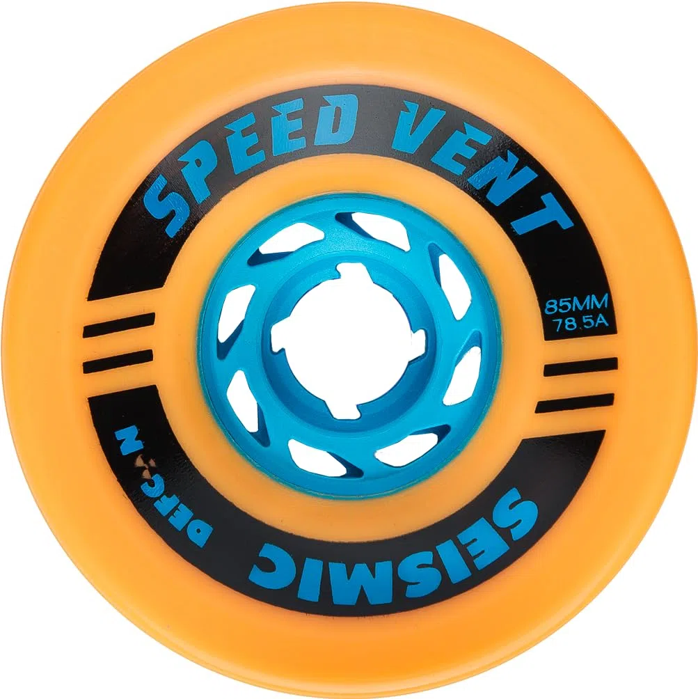 Roues Skateboard - Speed Vent - 85x52 mm 78.5a - Mango Defcon - Whspvnt85/78.5A Def - Seismic