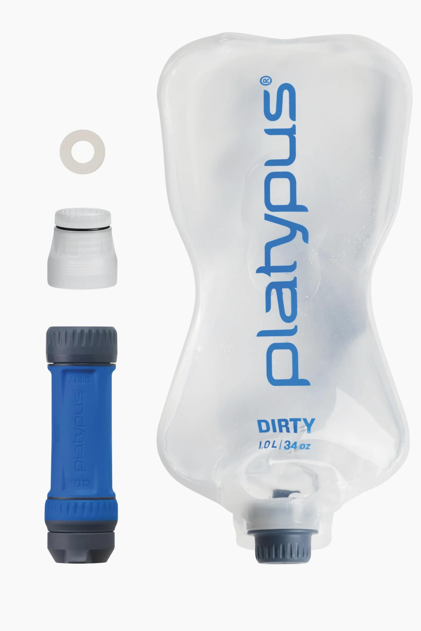 Platypus QuickDraw Système de filtration Bleu Taille unique 1 l