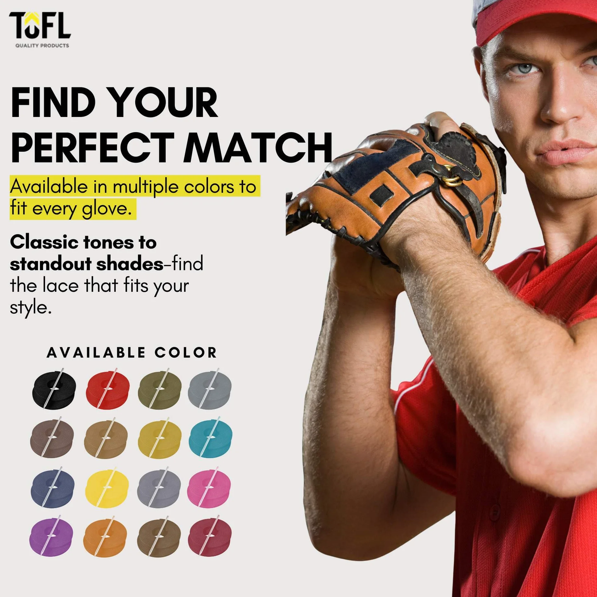 Kit de dentelle pour gants de baseball et softball, 2 lacets en cuir, aiguille, magenta