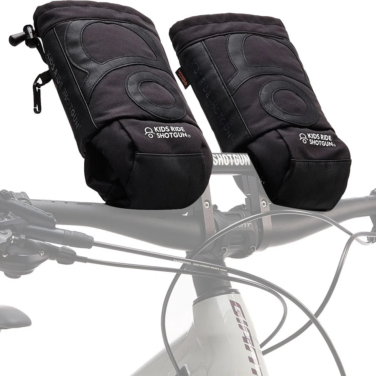 Kids Ride Shotgun Pogies Lenkerstulpen, Schwarz, KRS-APP-PGS-01