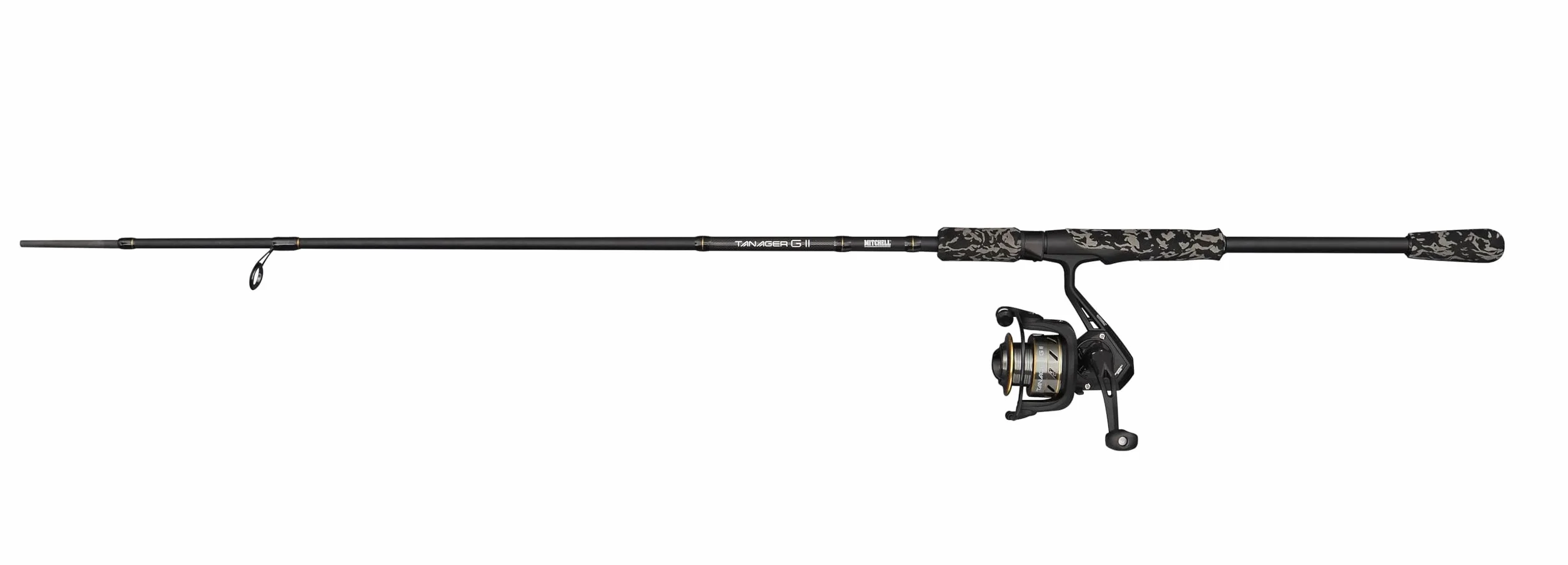 Mitchell Tanager G2 Manie Combo | Ensemble Canne et Moulinet léger pour la pêche en Eau Douce, pour la Truite, la Perche et Le brochet | Black, 2.70 m Moderate Rod, 3000 Size Reel