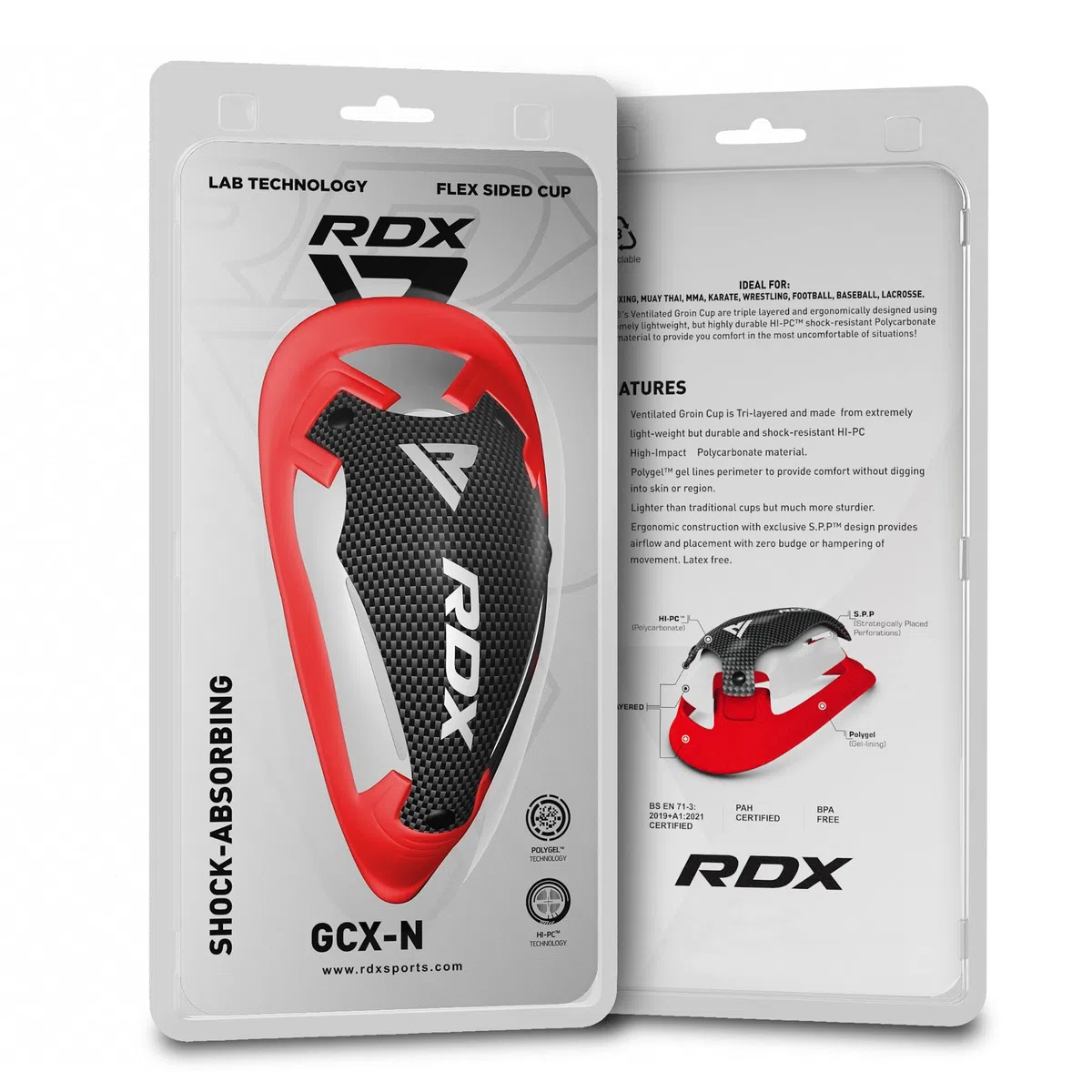 RDX Coquille Boxe Anatomique MMA Suspensoir Sport Slip Coquilles Protection