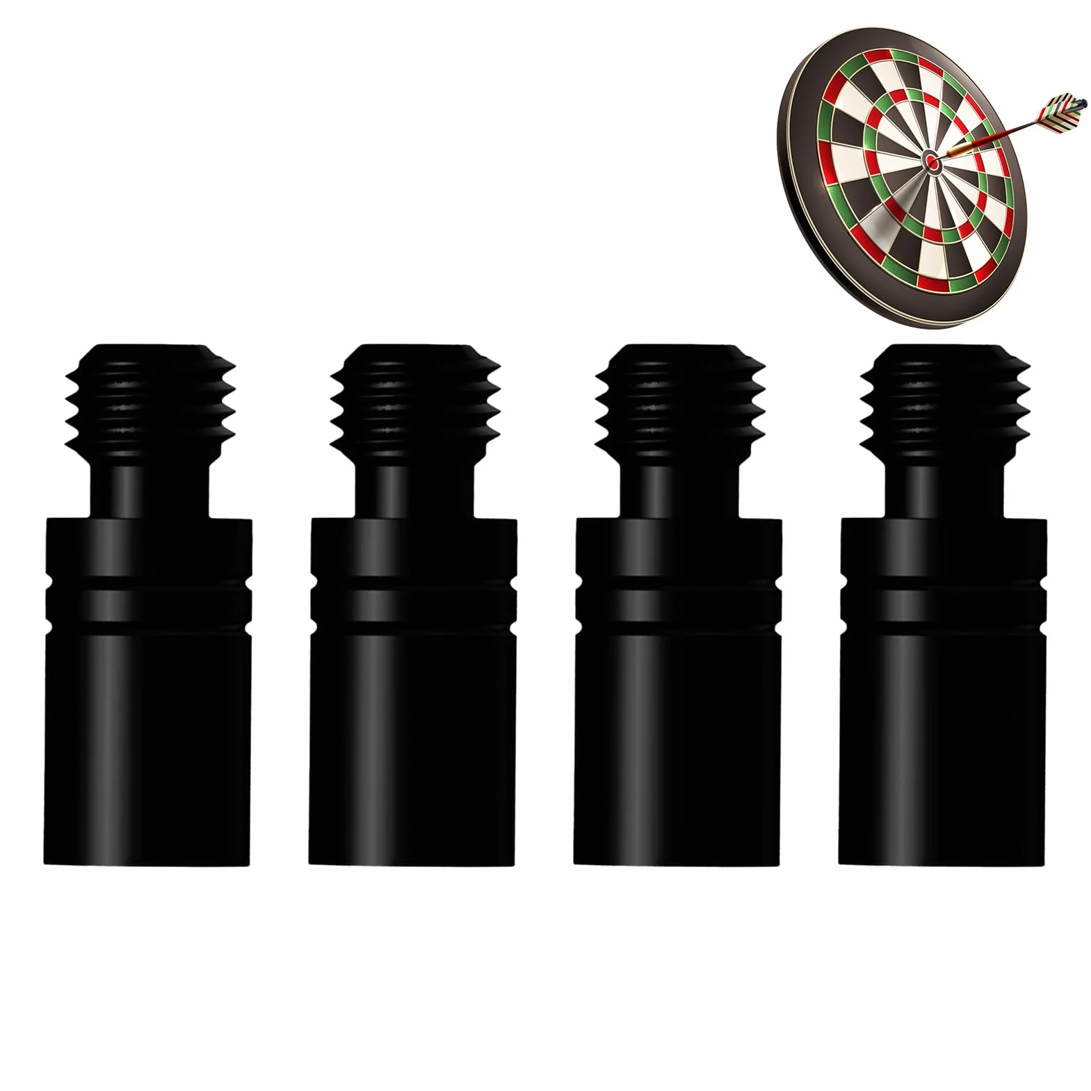 Poids pour Fléchettes | Accentuateur De Poids Filetage 2BA 4 Pièces,Accessoire de Réglage et Matériel d'Entraînement pour Joueurs Pratique Exercice Compétitions Adultes Débutants Loisirs