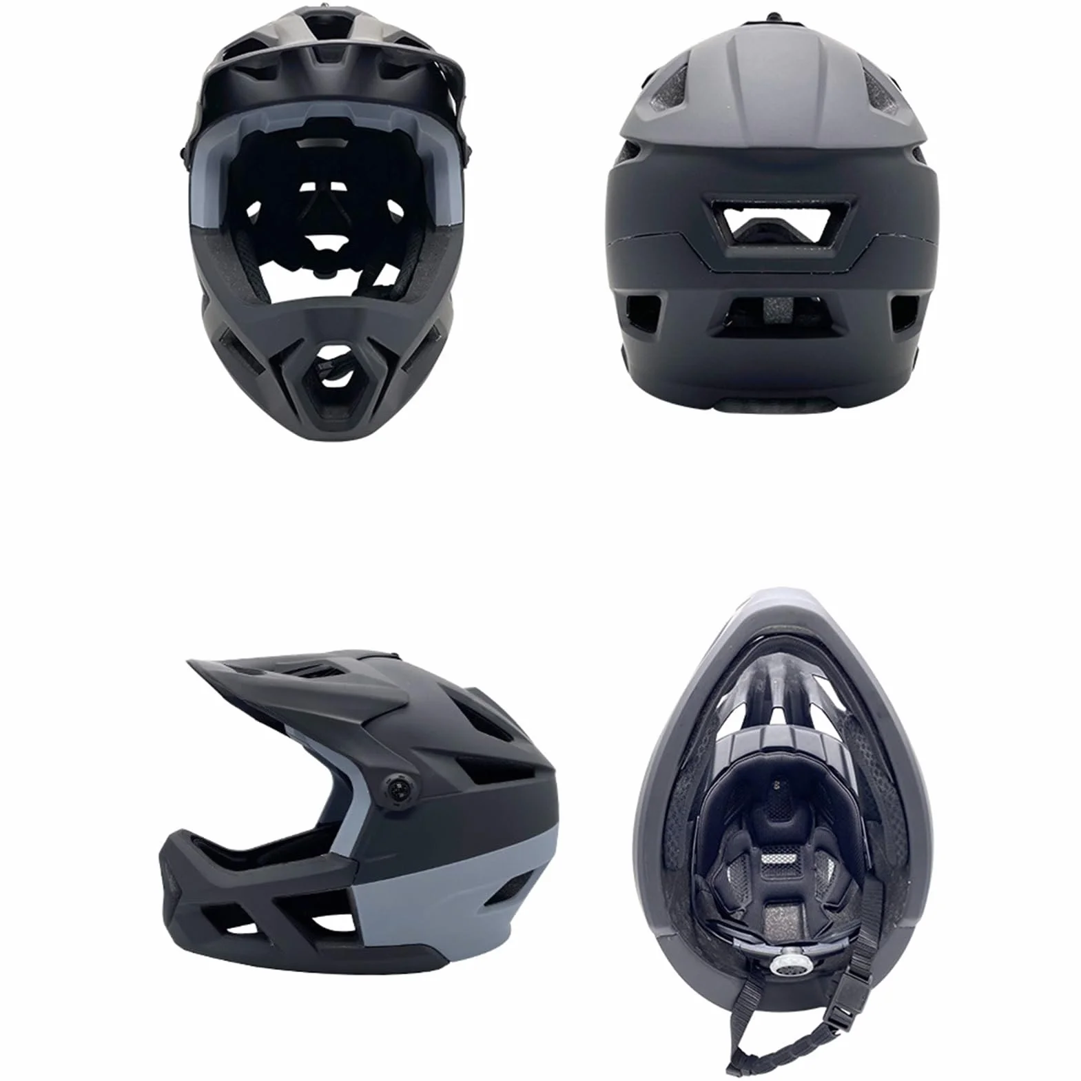 Kavolet Casque de Vélo pour Femme et Homme, Intégral pour VTT et Route, Léger, Visière Réglable et Connexion de Lunettes, 55-59 cm, Résistant aux Chocs