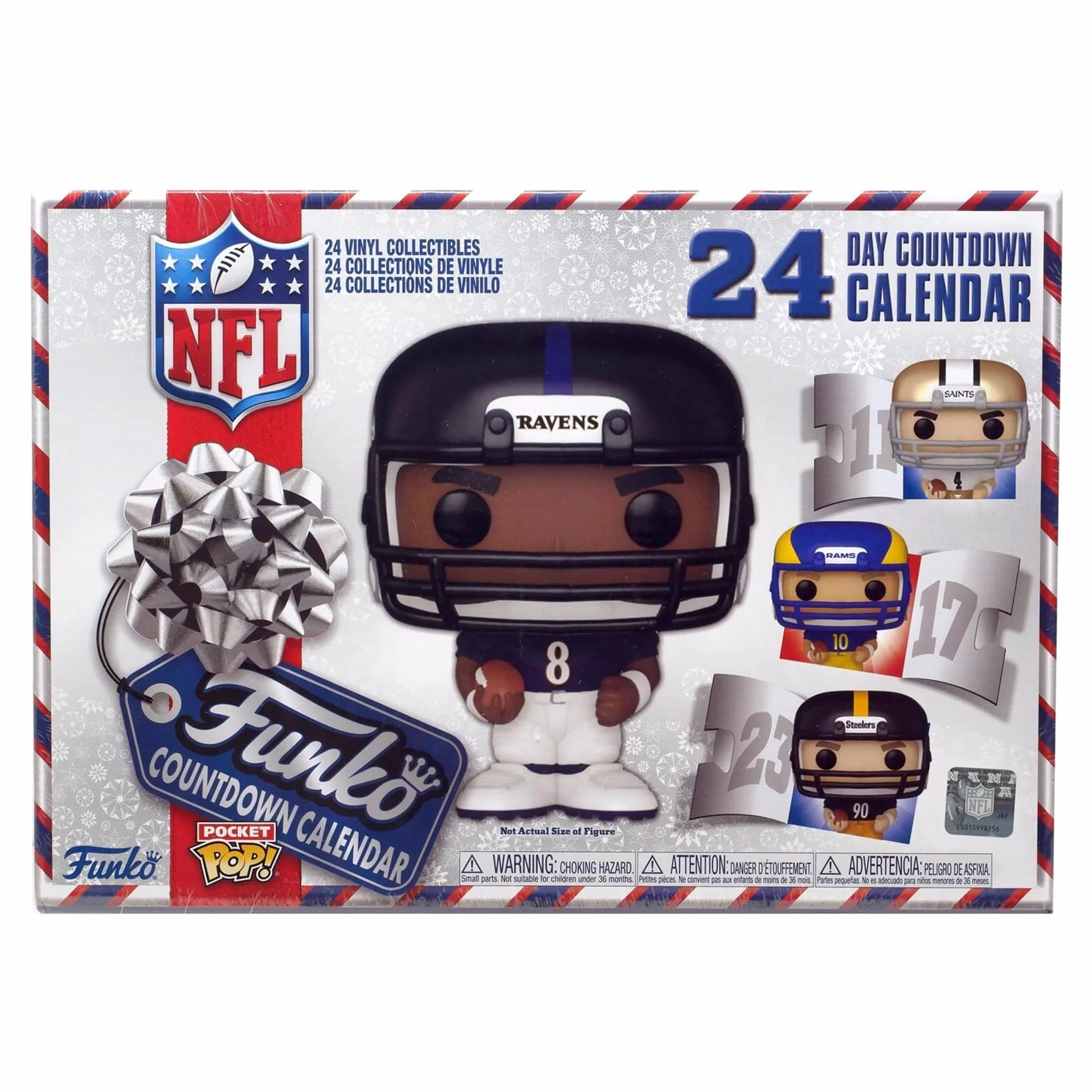 NFL Football 2024 Edition Funko Pocket Pop Calendrier de l'Avent