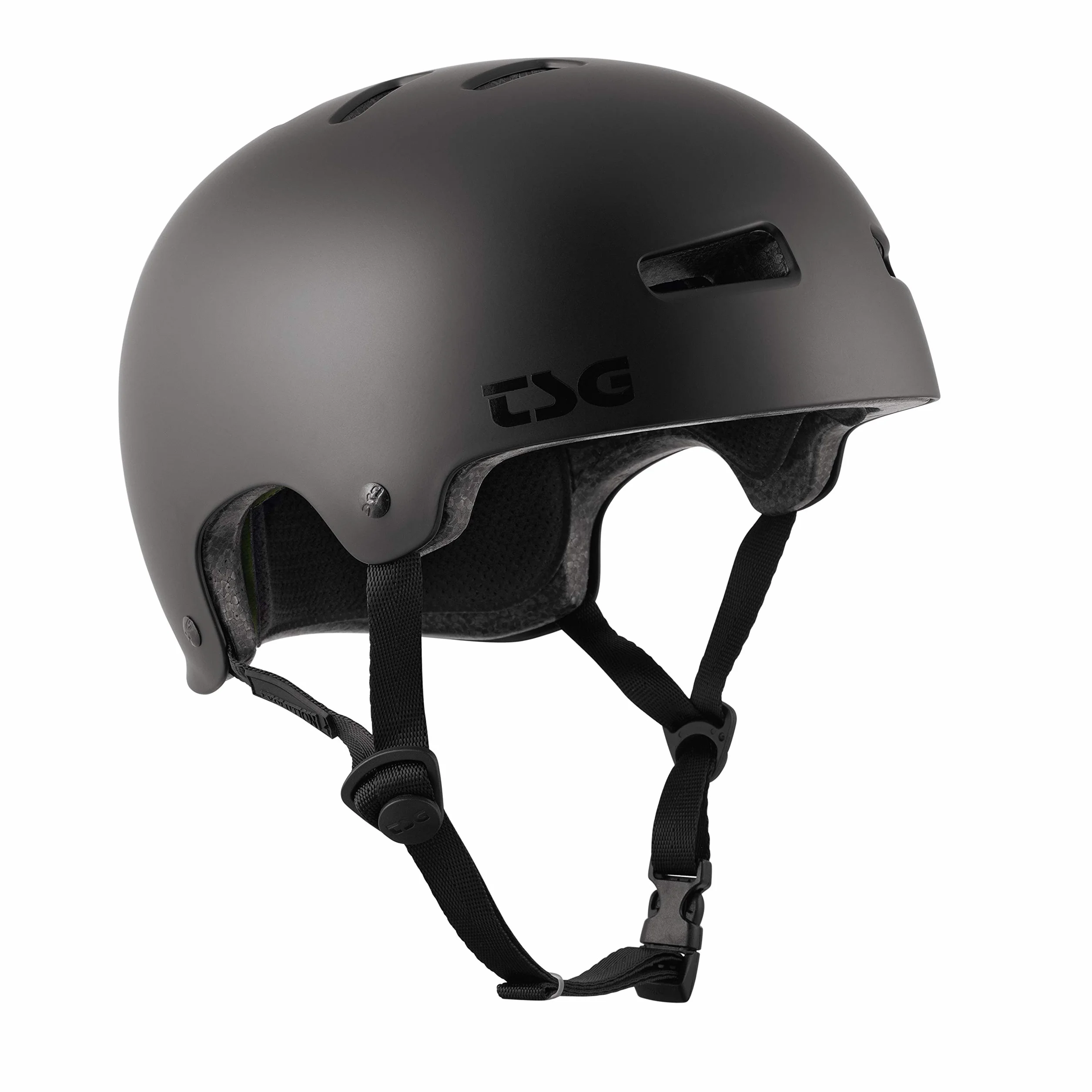 Casque Evolution Solid Color L/XL (57-60 cm) Satin Dark Black