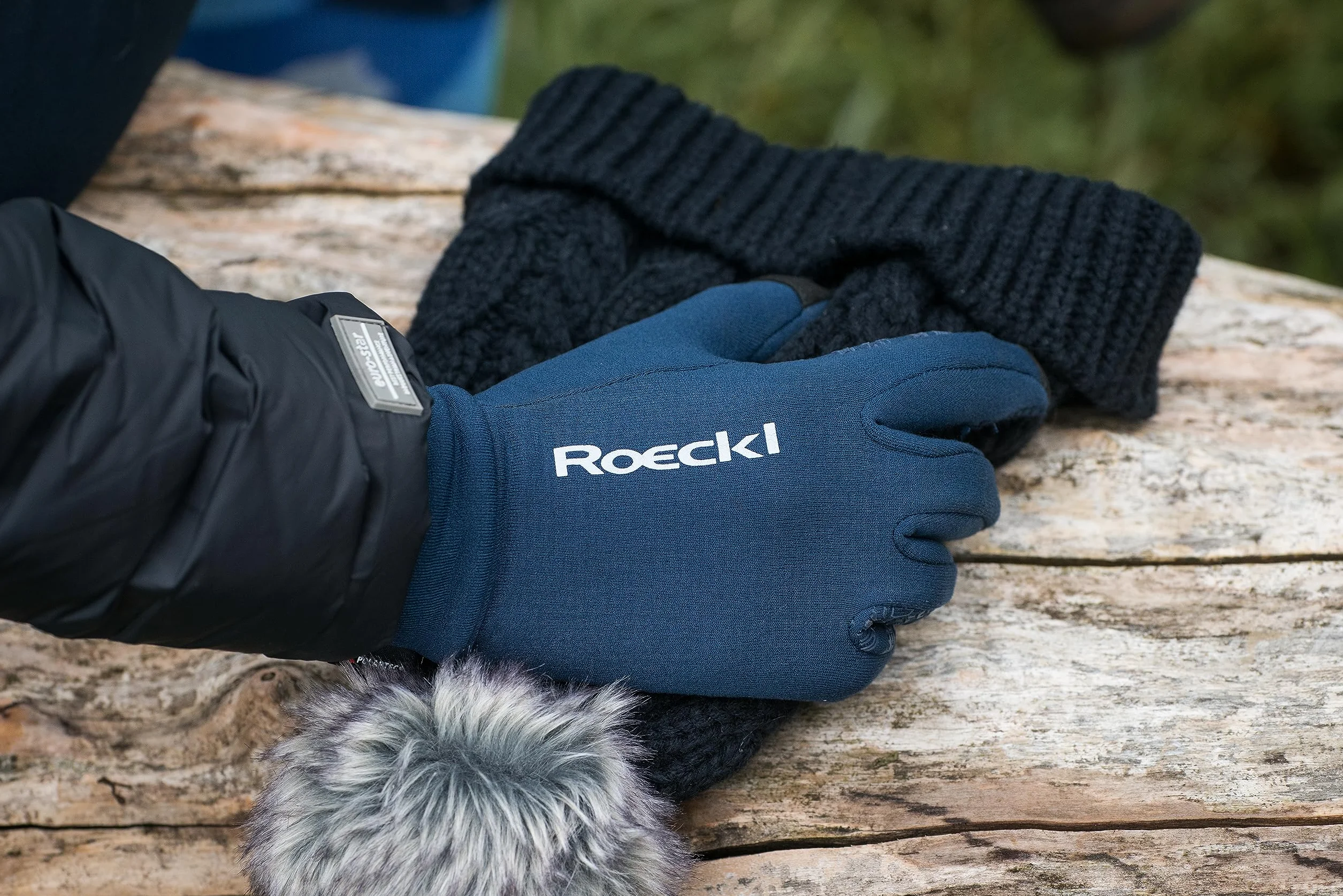 Roeckl - Gants d'équitation d'hiver Weldon, Mixte, noir, 7.5