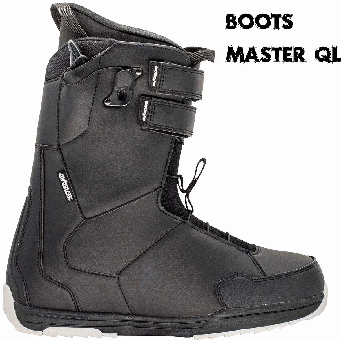 AIRTRACKS Snowboard Set Pack Planche Under Zero Rocker Wide + Fixations Master + Chaussures + SB Sac / 156 159 163 165 cm
