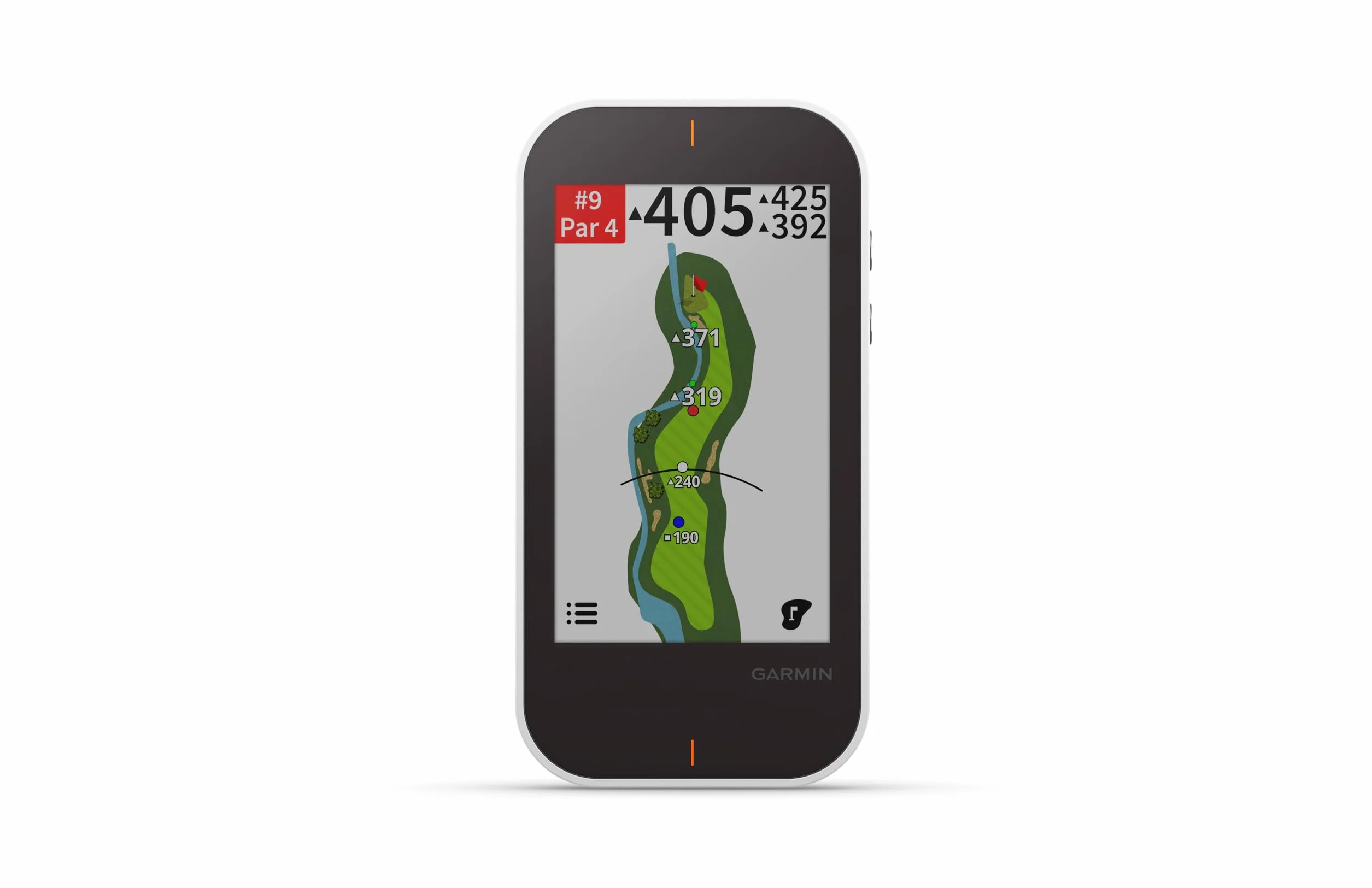 Garmin Approach G80 GPS de Golf Portable Tout-en-Un avec Moniteur de Lancement intégré, écran Tactile 3,5", Noir/Blanc