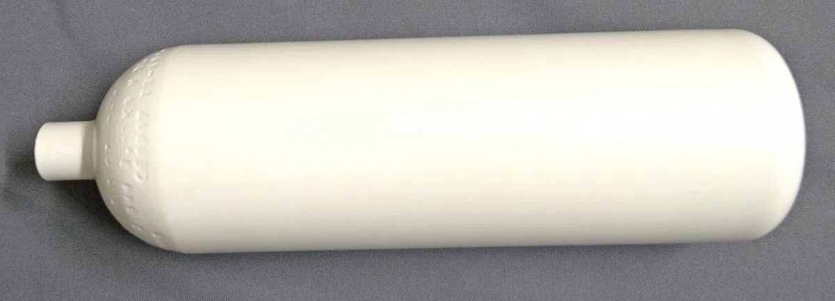 Bouteille en acier 2 l 300 bar 100 mm sans valve