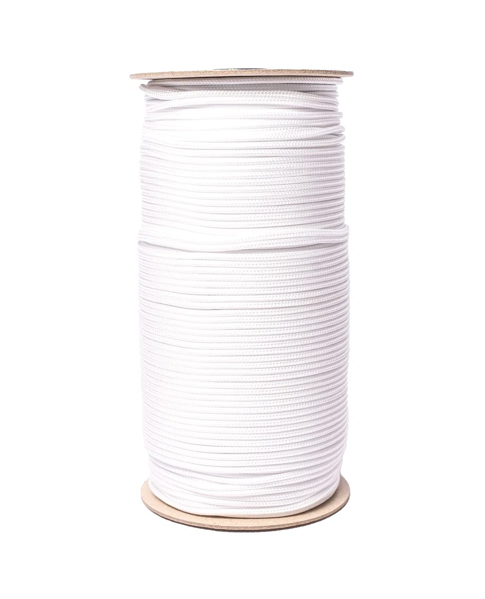 Antica Corderia Marra – Tresse vénitienne, 3 mm, 200 m - Blanc